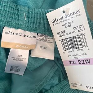 Alfred Dunner Aqua Lightweight Trousers